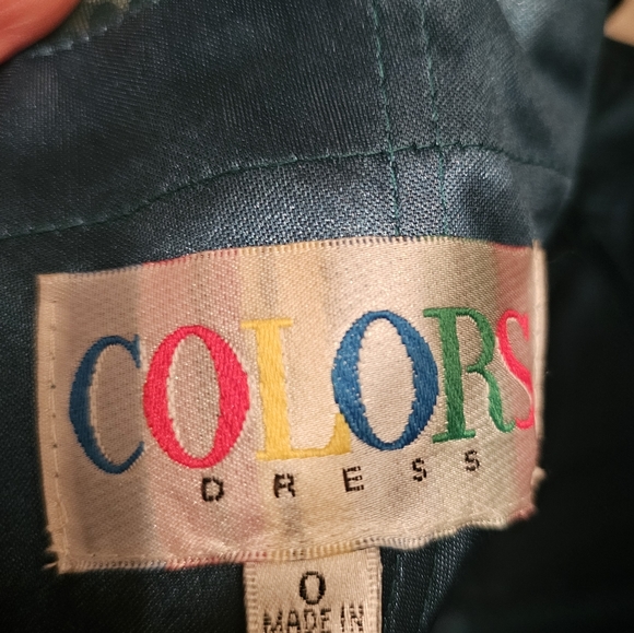 Gorgeous GREEN size 0 COLORS Dress - Picture 2 of 6